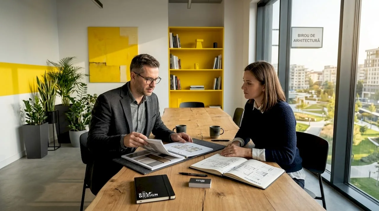 Designer-and-client-discuss-project-needs