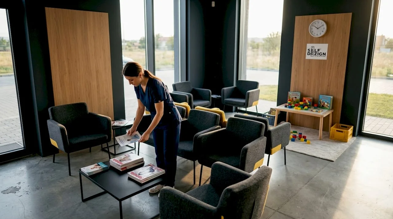 Clinic-waiting-room-with-natural-light-and-seating