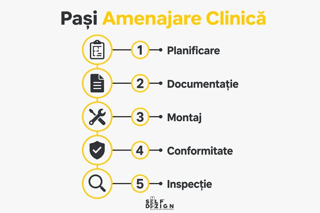Infographic-outlining-clinic-arrangement-steps