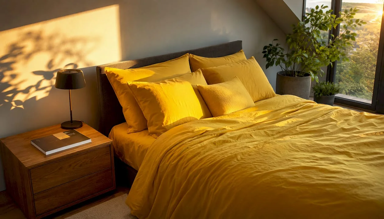 Dormitor-modern-minimalist-cu-lumina-naturala-calda