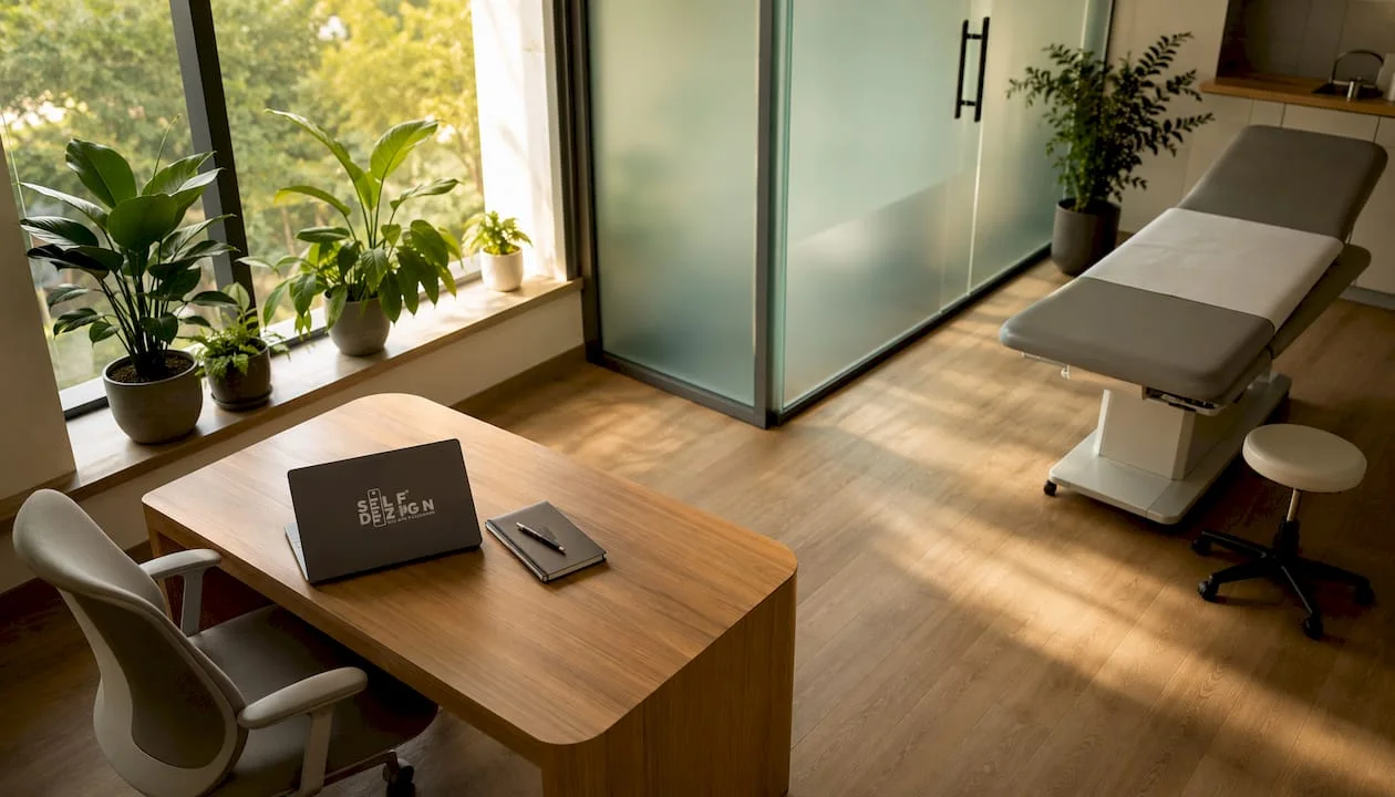 Interior-clinica-moderna-cu-lumina-naturala-si-plante