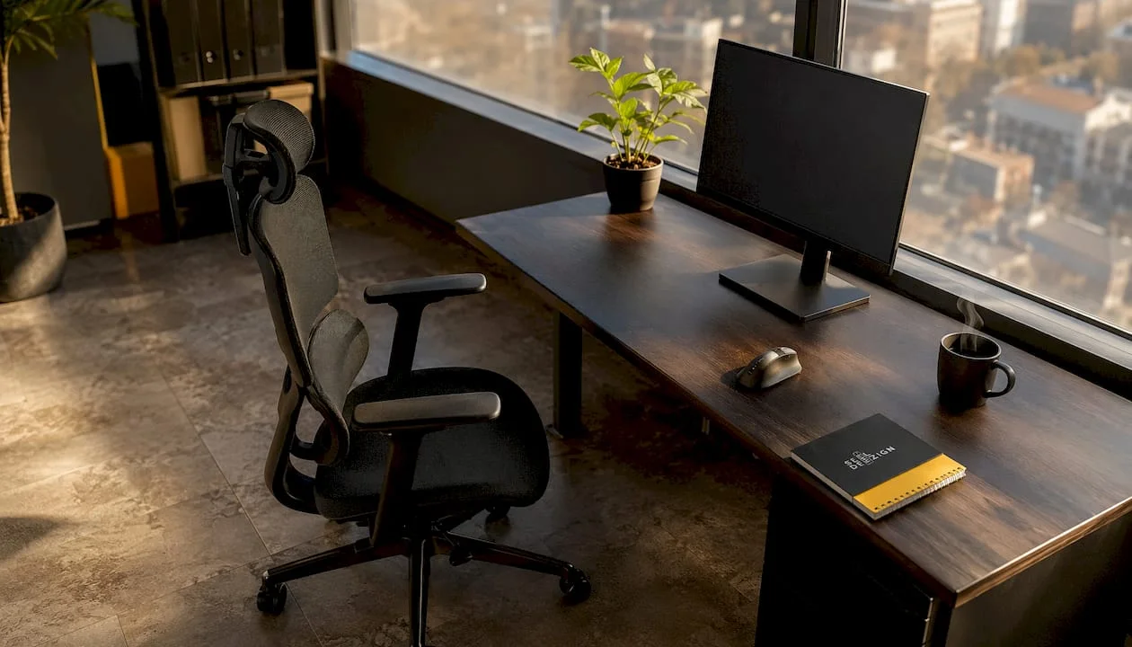 Hands-adjusting-ergonomic-office-chair-height