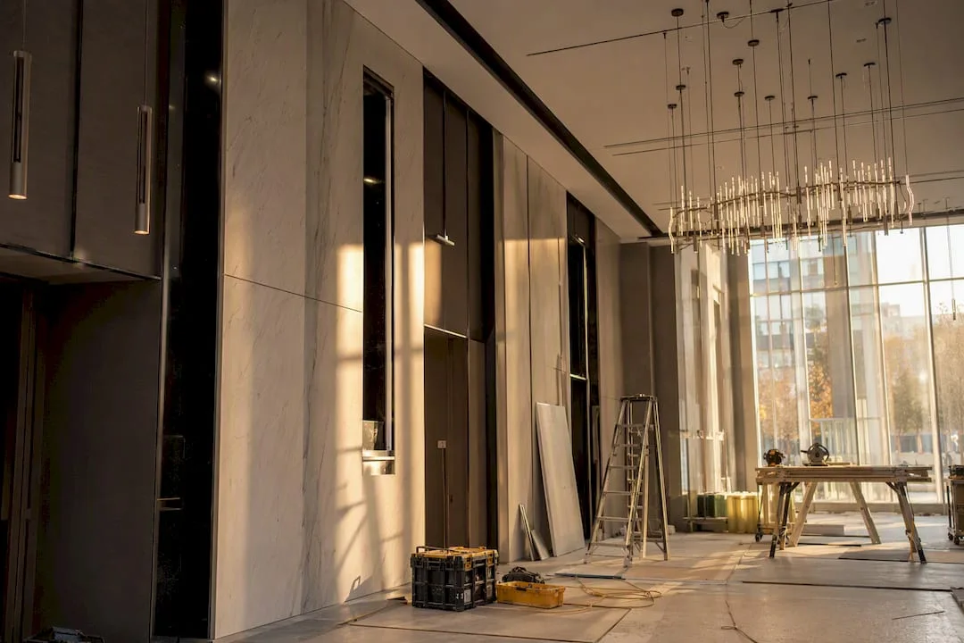 Hotel-lobby-construction-site-with-technical-details