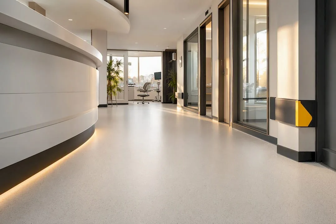 Combină tehnică și design: pardoseli medicale pentru clinici