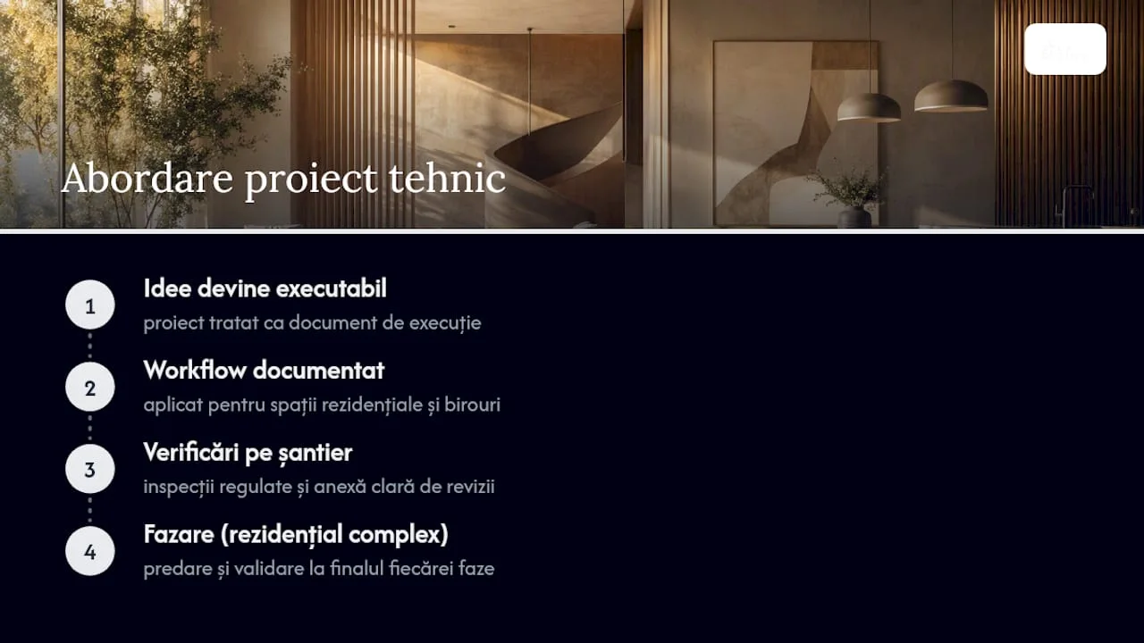 Cum abordează SelfDezign proiectul tehnic — overview diagram