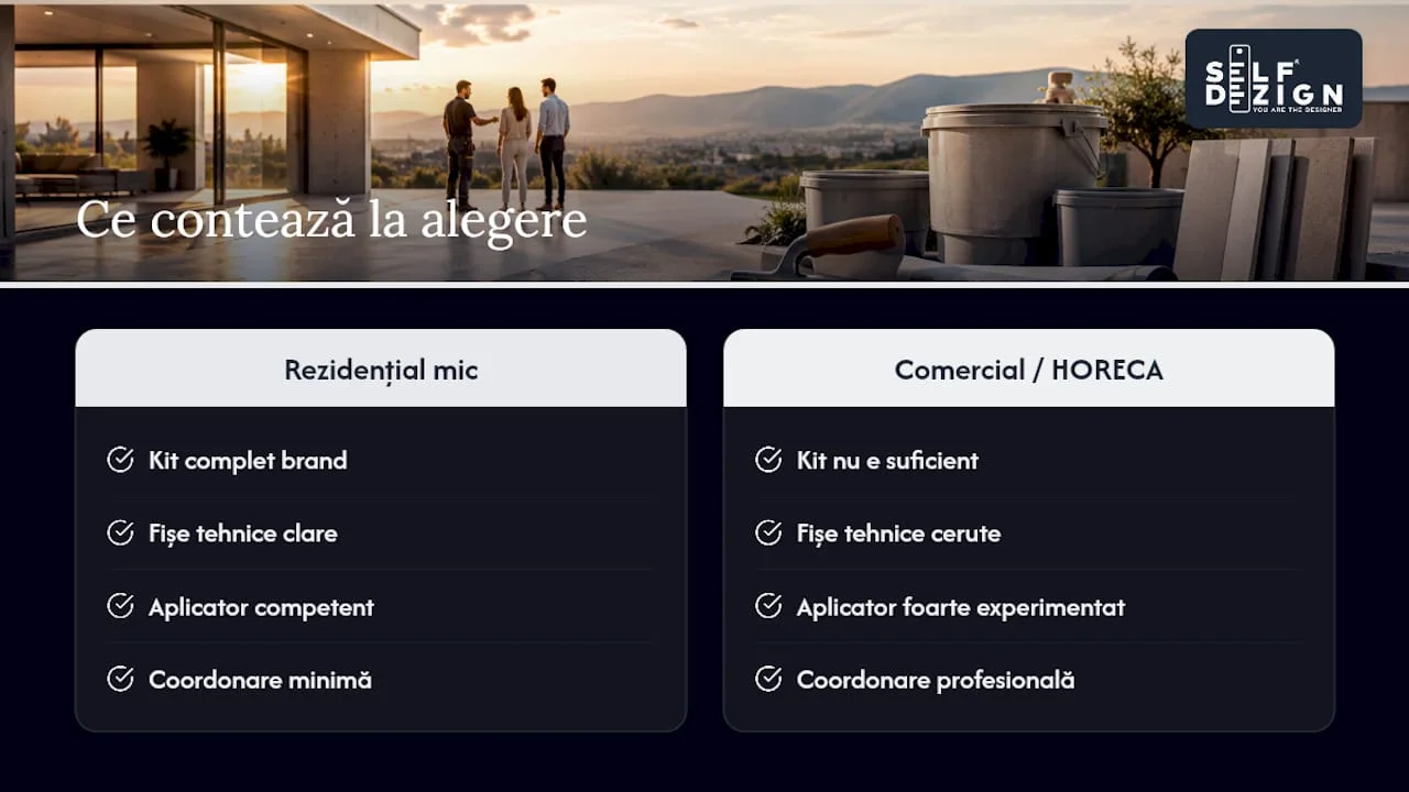 Ce contează de fapt când alegi un brand de microciment — overview diagram