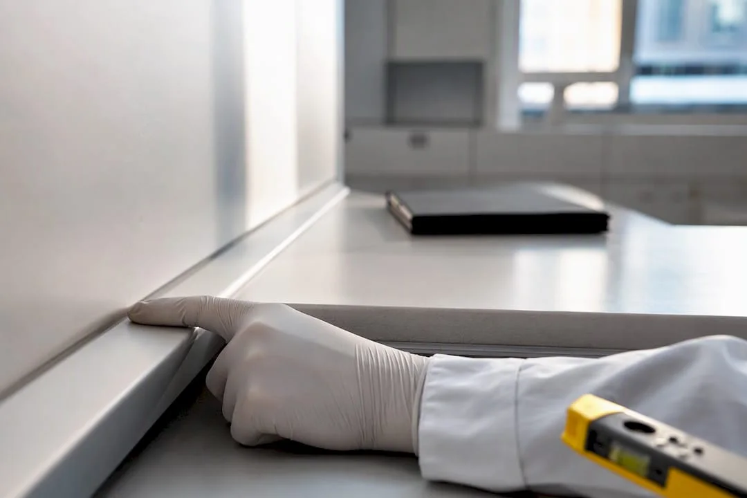 Verificarea conformității unui detaliu de mobilier medical