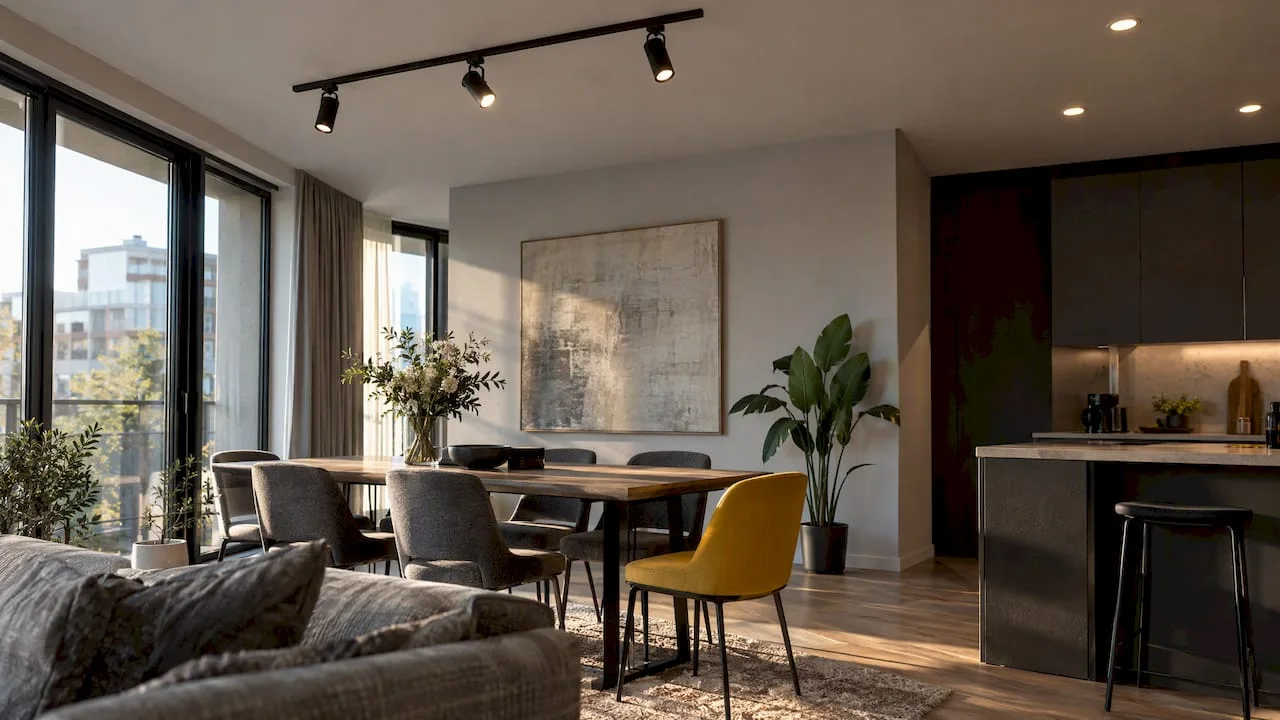 Track vs downlight lighting: how to choose the right one