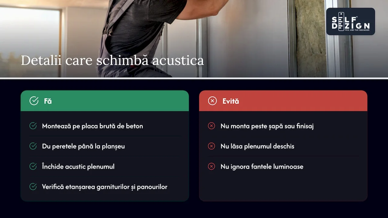 Acustica: unde se câștigă sau se pierde decizia — overview diagram