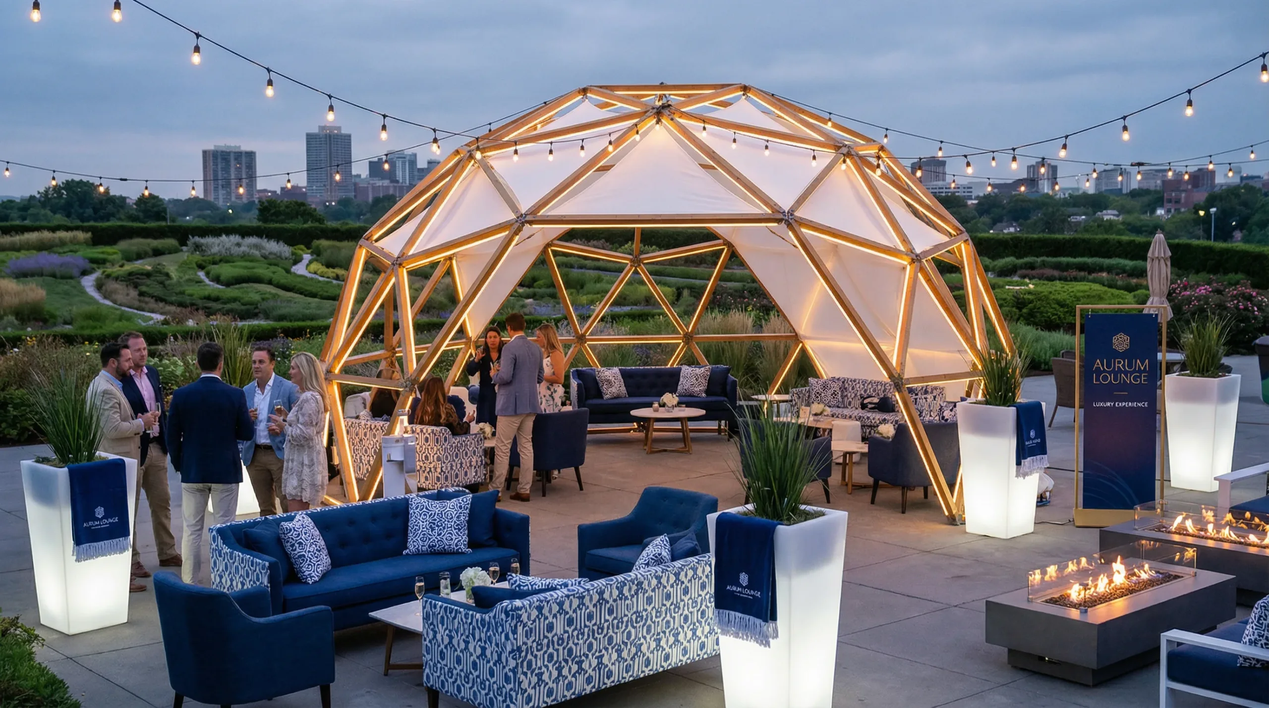 Outdoor event - lounge area